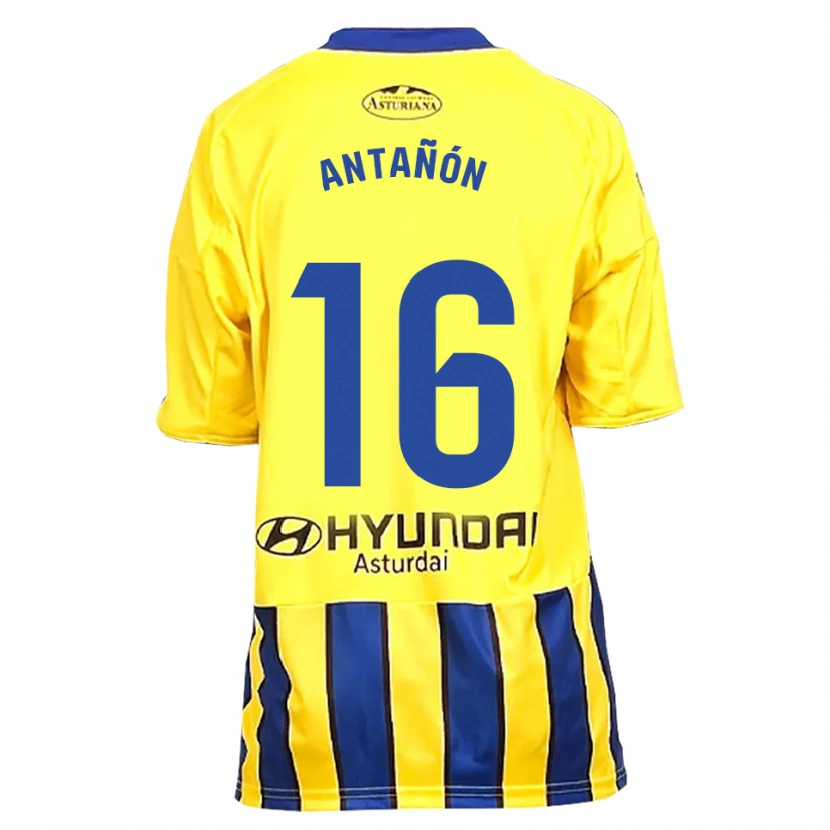 Danxen Kid Lucas Antañón #16 Yellow Blue Away Jersey 2025/26 T-Shirt