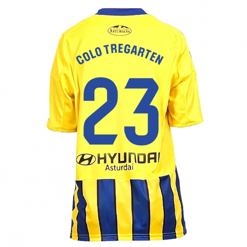 Danxen Kid Colo Tregarten #23 Yellow Blue Away Jersey 2025/26 T-Shirt