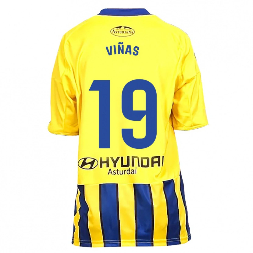 Danxen Kid Federico Viñas #19 Yellow Blue Away Jersey 2025/26 T-Shirt