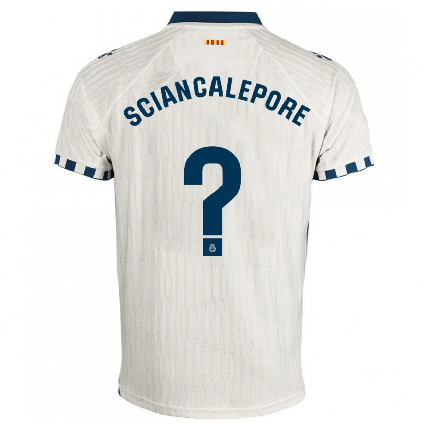 Danxen Kid Mateo Sciancalepore #0 White Blue Away Jersey 2025/26 T-Shirt