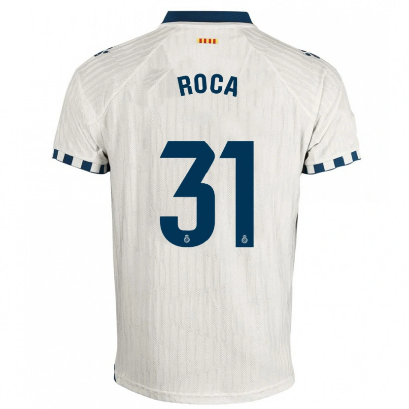 Danxen Kid Antoniu Roca #31 White Blue Away Jersey 2025/26 T-Shirt