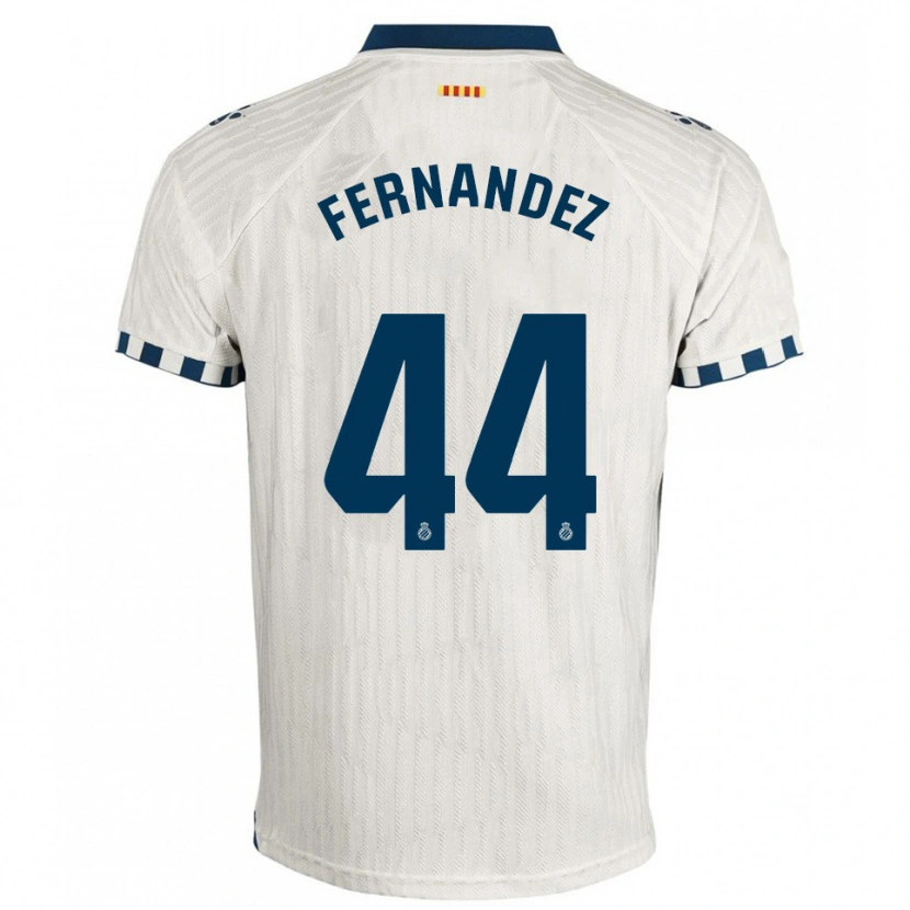 Danxen Kid Marcos Fernández #44 White Blue Away Jersey 2025/26 T-Shirt