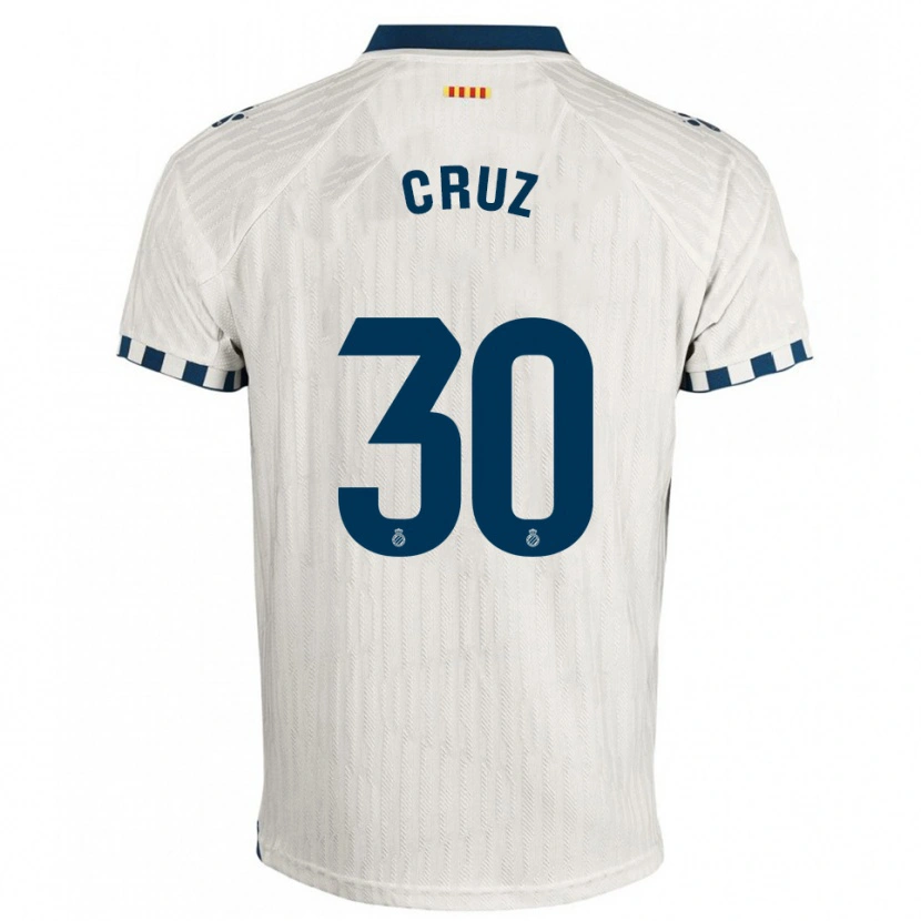 Danxen Kid Denis Cruz #30 White Blue Away Jersey 2025/26 T-Shirt