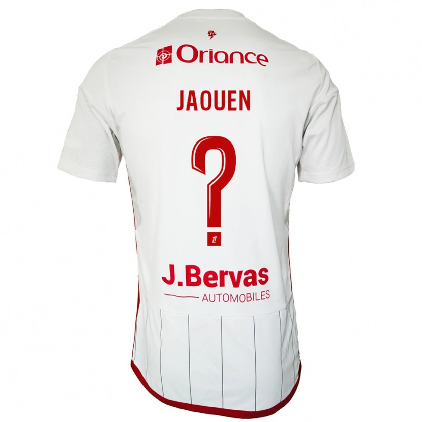 Danxen Kid Léane Jaouen #0 White Red Away Jersey 2025/26 T-Shirt