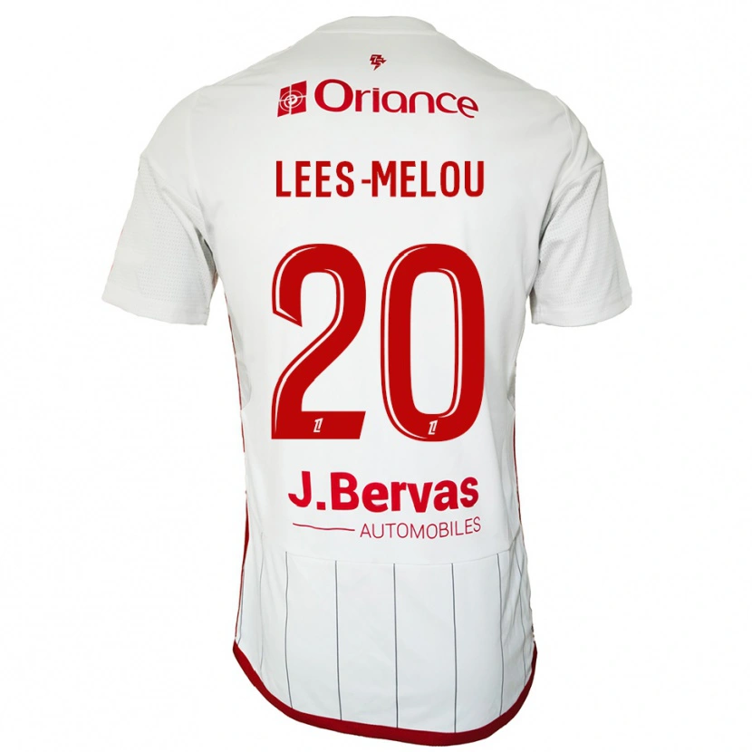 Danxen Kid Pierre Lees-Melou #20 White Red Away Jersey 2025/26 T-Shirt