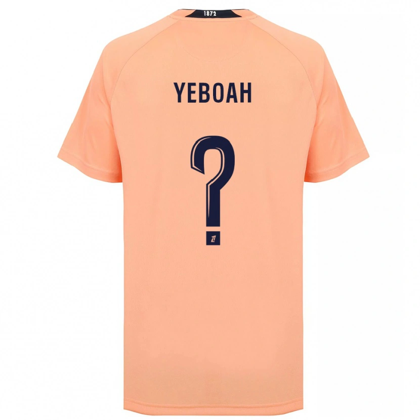 Danxen Kid Ananée Yeboah #0 Orange Navy Away Jersey 2025/26 T-Shirt