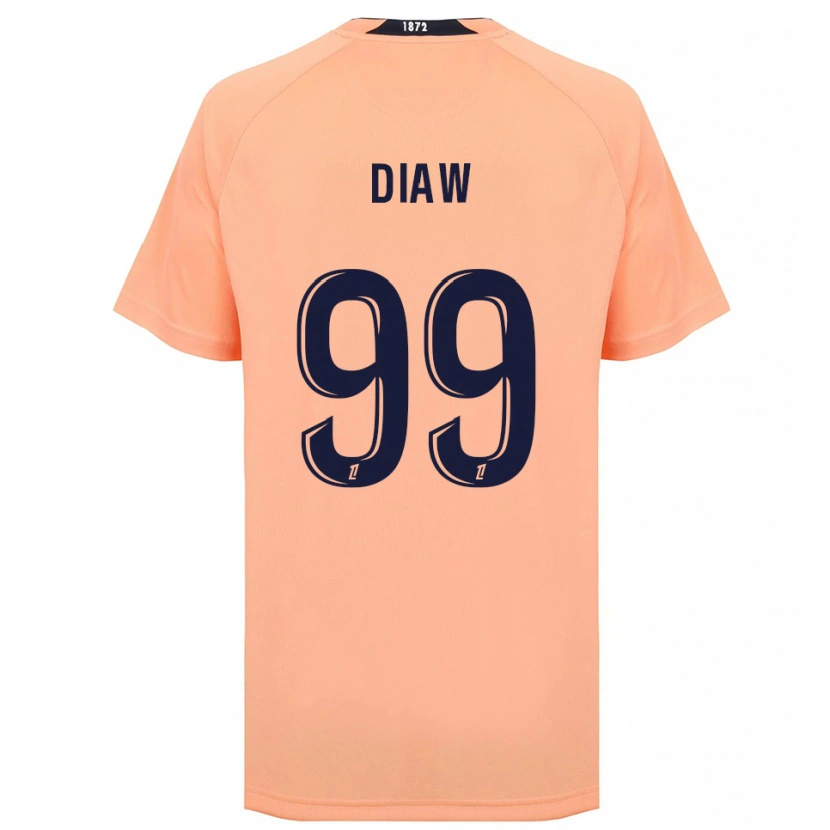 Danxen Kid Mory Diaw #99 Orange Navy Away Jersey 2025/26 T-Shirt