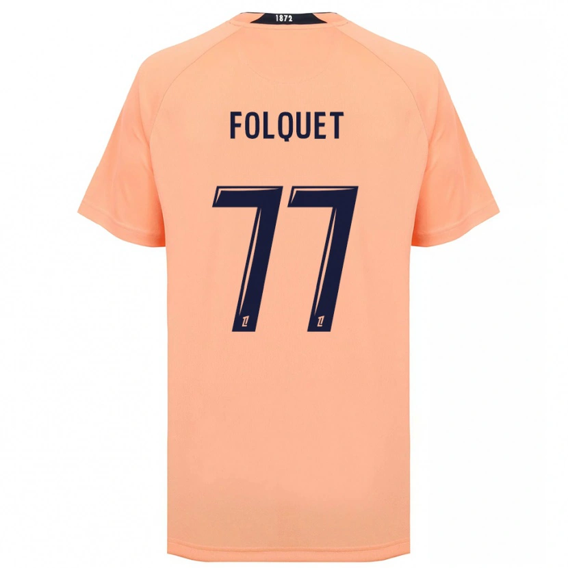 Danxen Kid Magnaba Folquet #77 Orange Navy Away Jersey 2025/26 T-Shirt