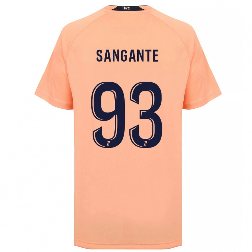 Danxen Kid Arouna Sangante #93 Orange Navy Away Jersey 2025/26 T-Shirt