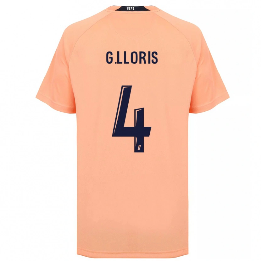 Danxen Kid Gautier Lloris #4 Orange Navy Away Jersey 2025/26 T-Shirt