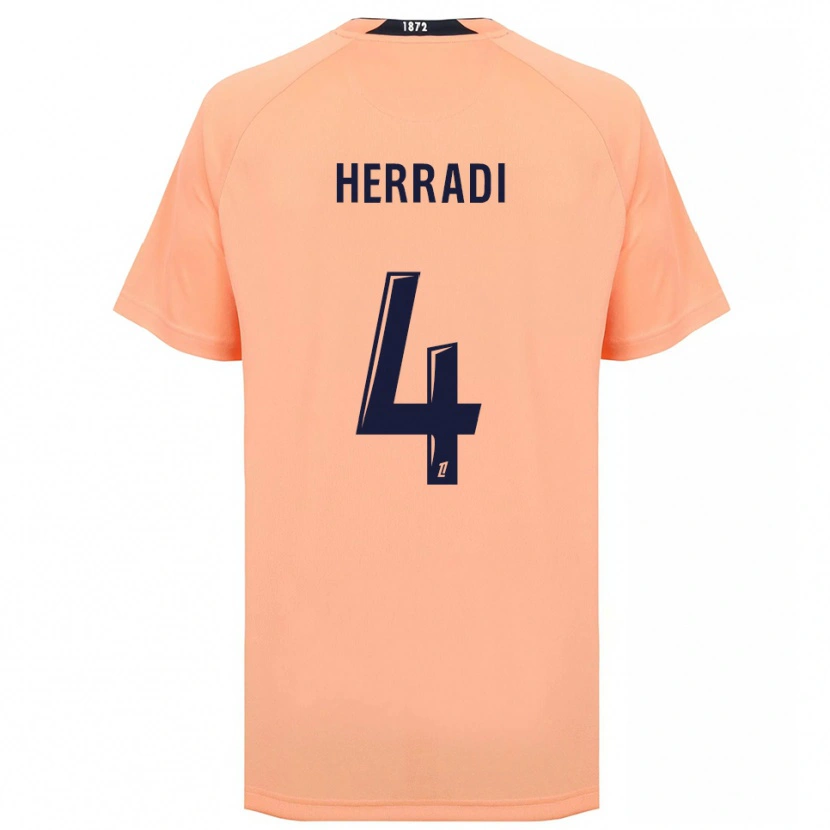 Danxen Kid Zaid Herradi #4 Orange Navy Away Jersey 2025/26 T-Shirt