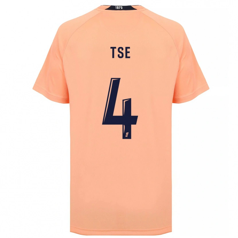 Danxen Kid Élisabeth Tsé #4 Orange Navy Away Jersey 2025/26 T-Shirt