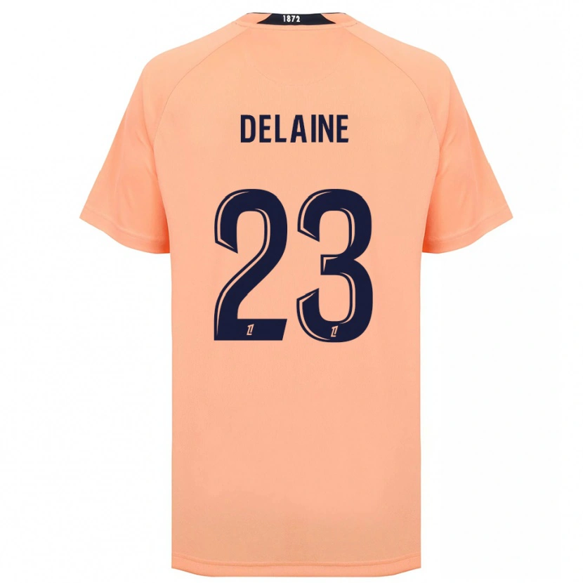 Danxen Kid Thomas Delaine #23 Orange Navy Away Jersey 2025/26 T-Shirt