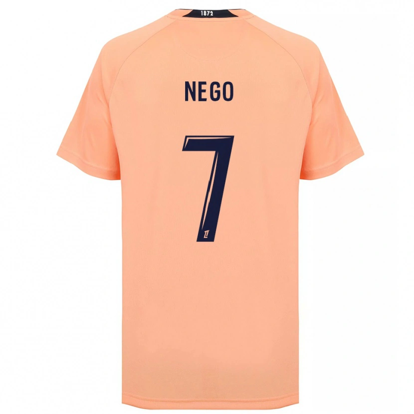 Danxen Kid Loïc Nego #7 Orange Navy Away Jersey 2025/26 T-Shirt