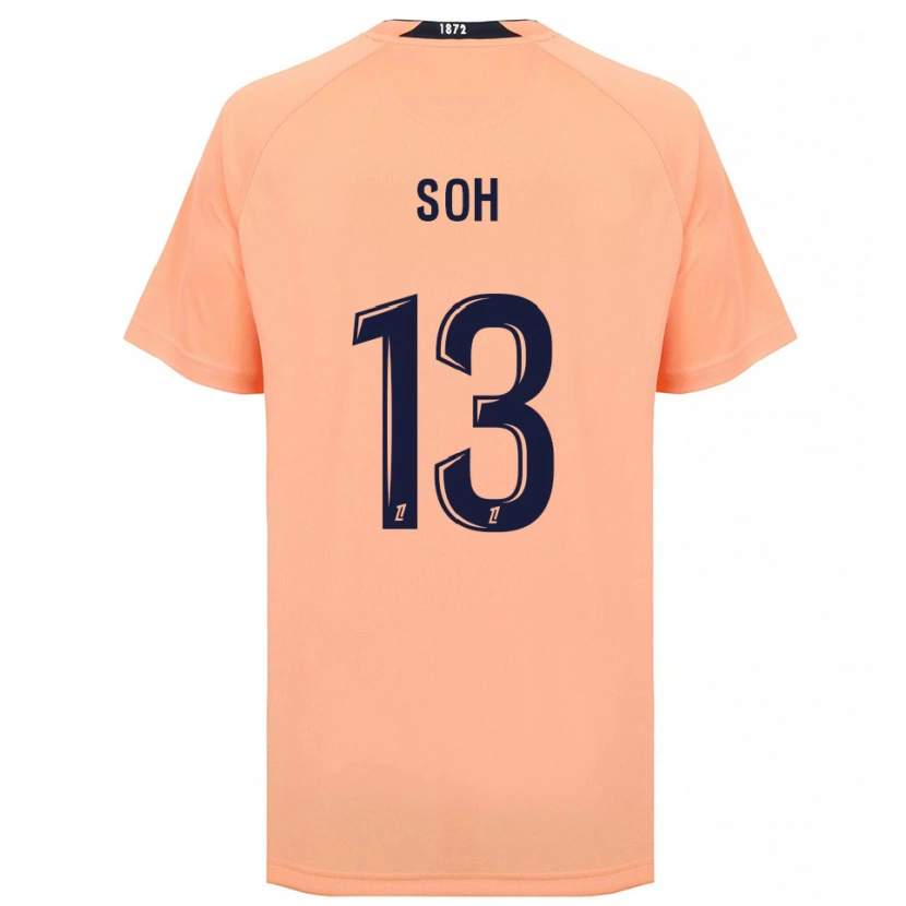 Danxen Kid Yanis Soh #13 Orange Navy Away Jersey 2025/26 T-Shirt