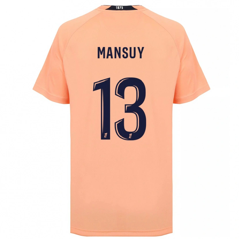 Danxen Kid Héloïse Mansuy #13 Orange Navy Away Jersey 2025/26 T-Shirt