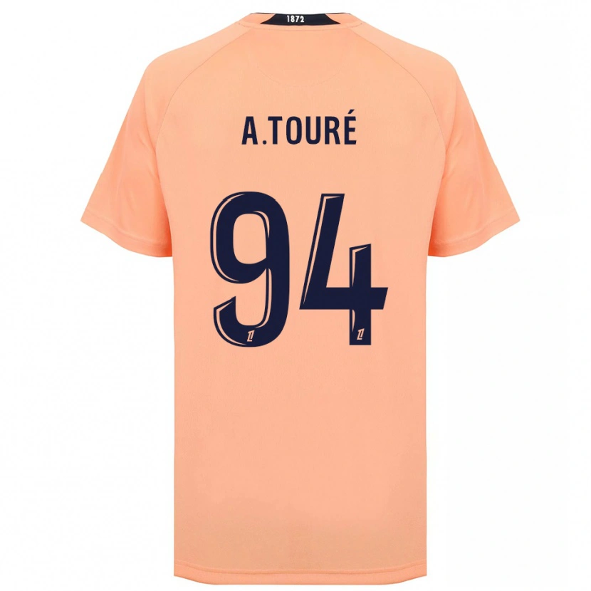 Danxen Kid Abdoulaye Touré #94 Orange Navy Away Jersey 2025/26 T-Shirt