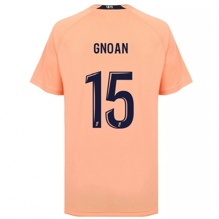 Danxen Kid Ebroni Gnoan #15 Orange Navy Away Jersey 2025/26 T-Shirt