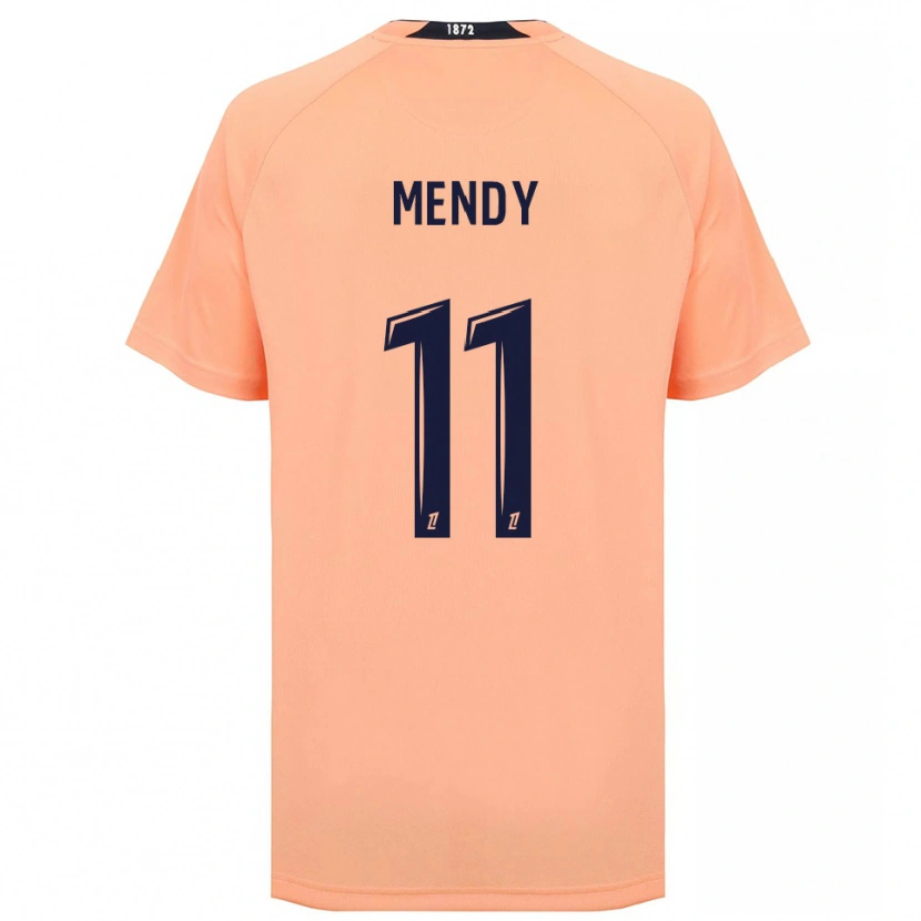 Danxen Kid Melinda Mendy #11 Orange Navy Away Jersey 2025/26 T-Shirt