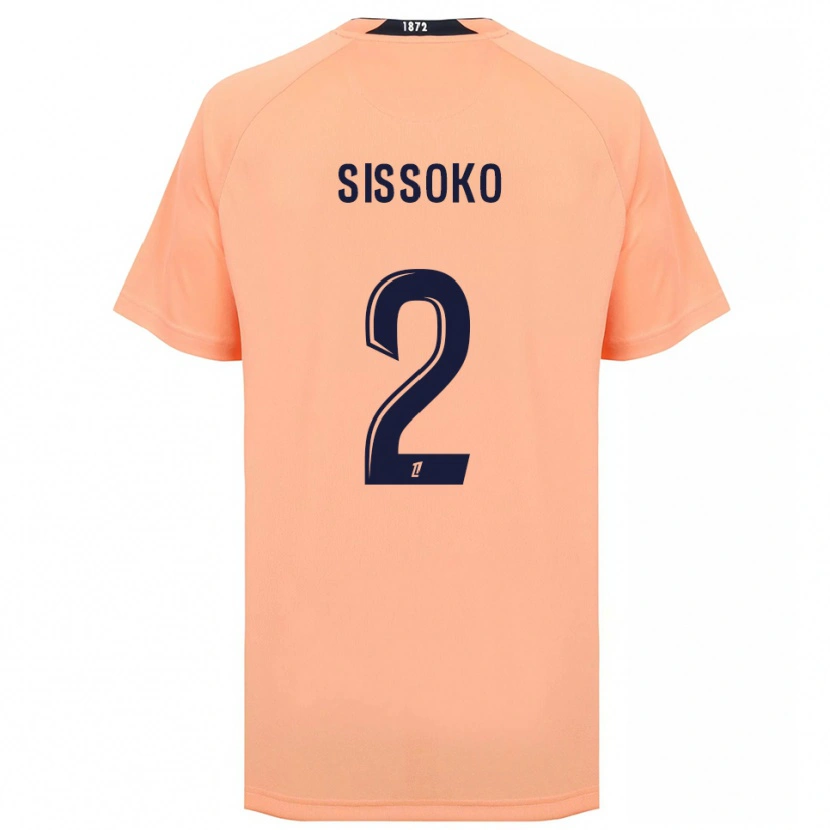 Danxen Kid Mustapha Sissoko #2 Orange Navy Away Jersey 2025/26 T-Shirt