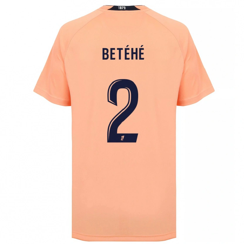 Danxen Kid Aaron Betéhé #2 Orange Navy Away Jersey 2025/26 T-Shirt