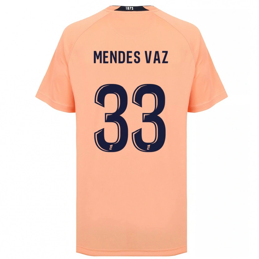 Danxen Kid Hernâni Mendes Vaz #33 Orange Navy Away Jersey 2025/26 T-Shirt