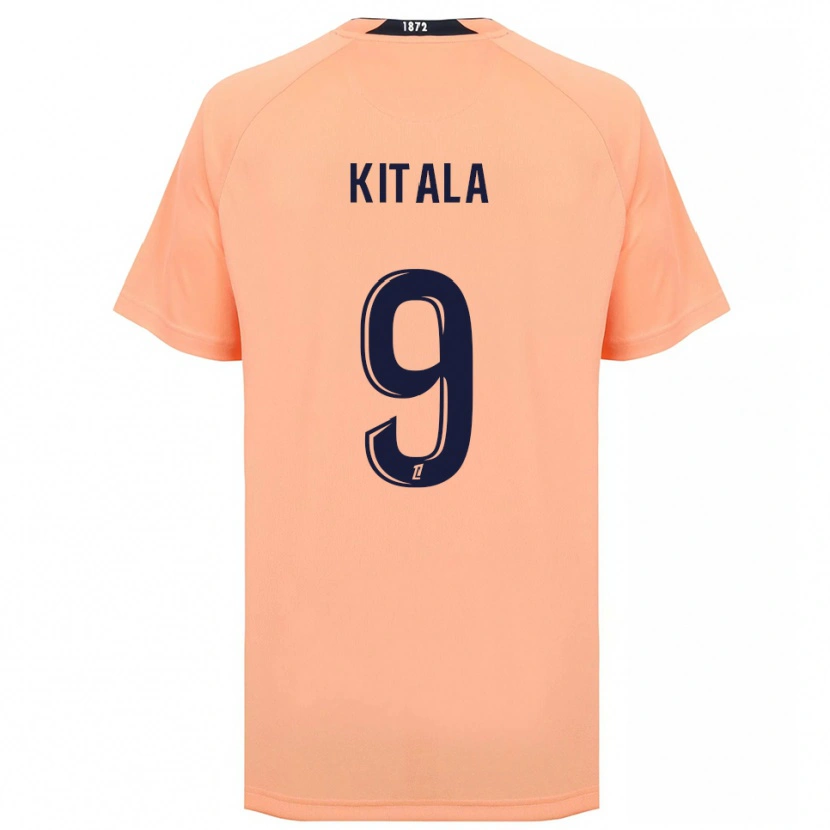 Danxen Kid Yann Kitala #9 Orange Navy Away Jersey 2025/26 T-Shirt