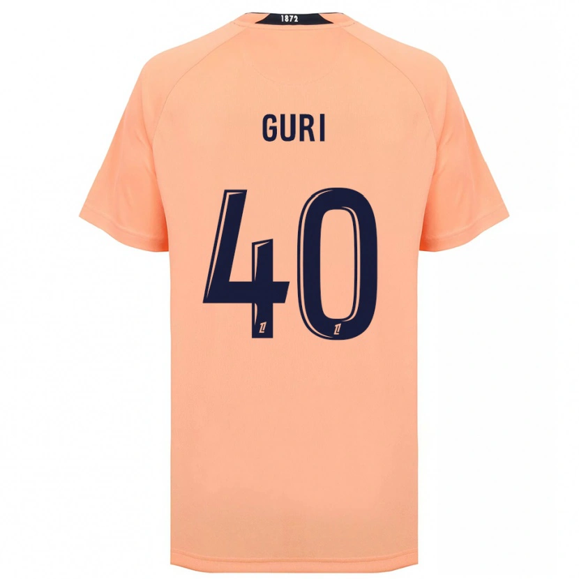 Danxen Kid Gabriel Guri #40 Orange Navy Away Jersey 2025/26 T-Shirt