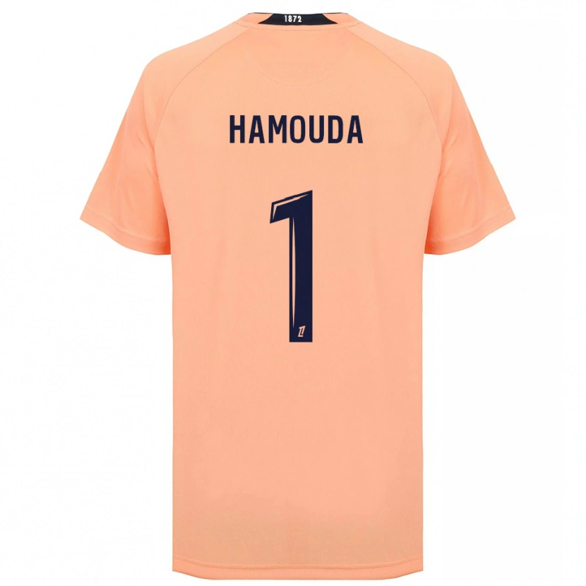 Danxen Kid Adel Hamouda #1 Orange Navy Away Jersey 2025/26 T-Shirt