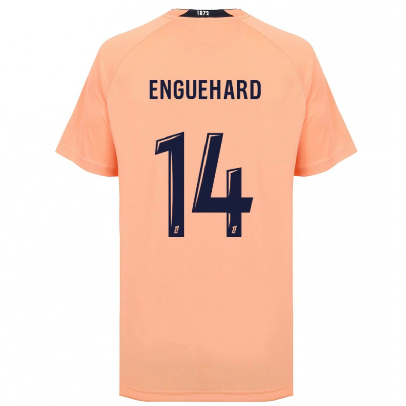 Danxen Kid Romane Enguehard #14 Orange Navy Away Jersey 2025/26 T-Shirt