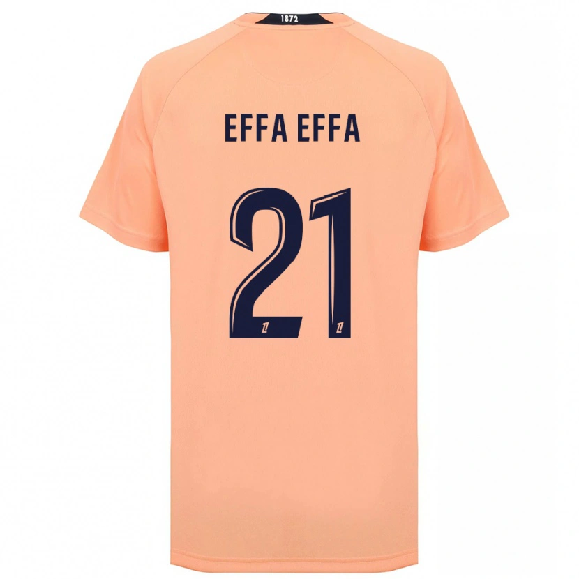 Danxen Kid Chancelle Effa Effa #21 Orange Navy Away Jersey 2025/26 T-Shirt