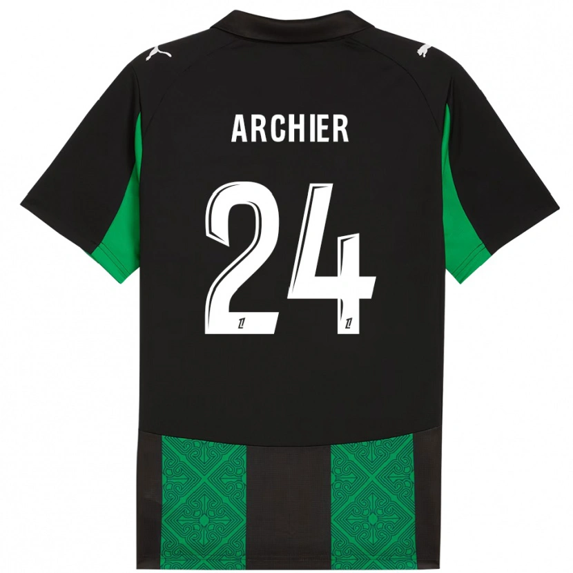 Danxen Kid Louann Archier #24 Black Green Away Jersey 2025/26 T-Shirt