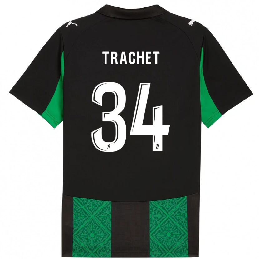 Danxen Kid Amélie Trachet #34 Black Green Away Jersey 2025/26 T-Shirt