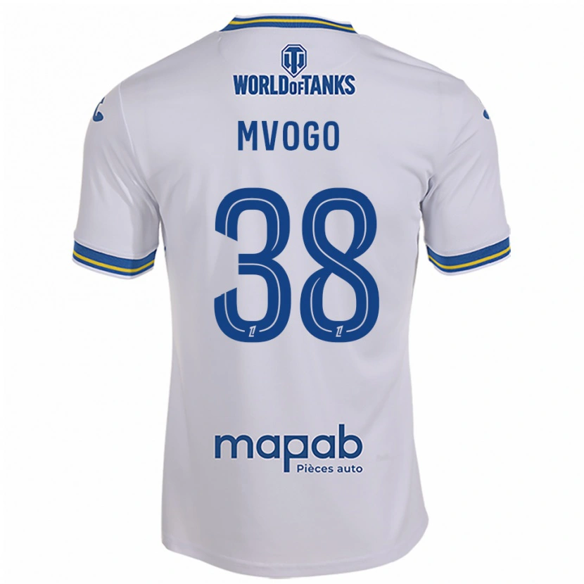 Danxen Kid Yvon Mvogo #38 White Sky Blue Away Jersey 2025/26 T-Shirt
