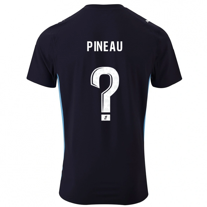Danxen Kid Marlon Pineau #0 Black Sky Blue Away Jersey 2025/26 T-Shirt