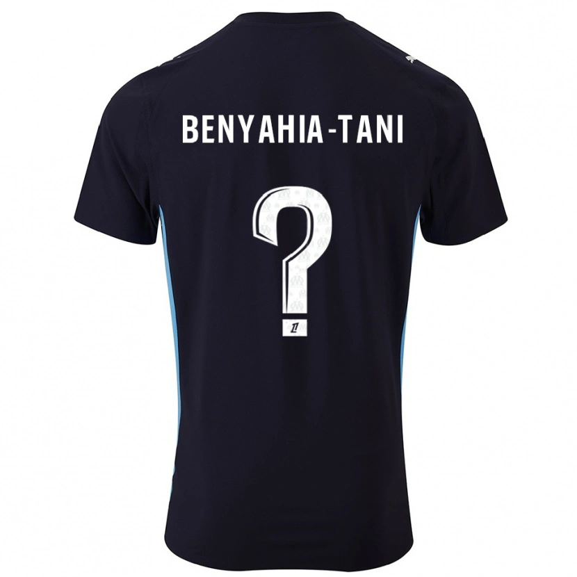 Danxen Kid Aylan Benyahia-Tani #0 Black Sky Blue Away Jersey 2025/26 T-Shirt