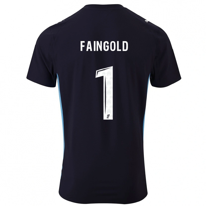 Danxen Kid Abbie Faingold #1 Black Sky Blue Away Jersey 2025/26 T-Shirt