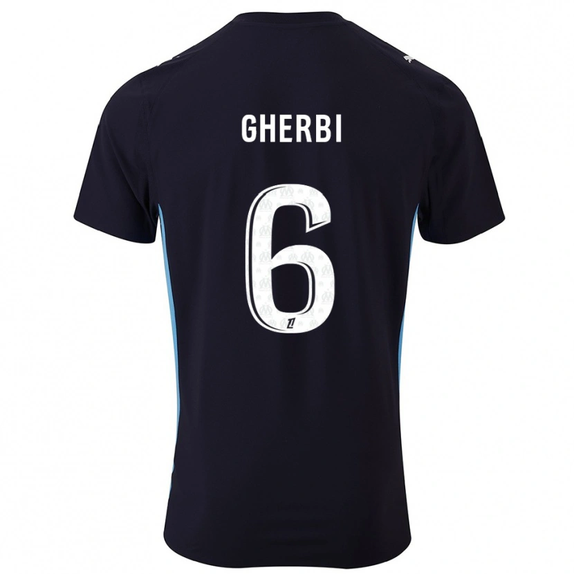 Danxen Kid Candice Gherbi #6 Black Sky Blue Away Jersey 2025/26 T-Shirt