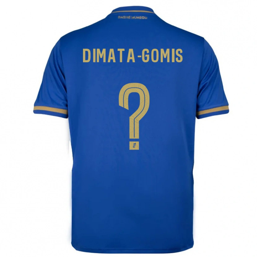 Danxen Kid Kamron Dimata-Gomis #0 Blue Gold Away Jersey 2025/26 T-Shirt