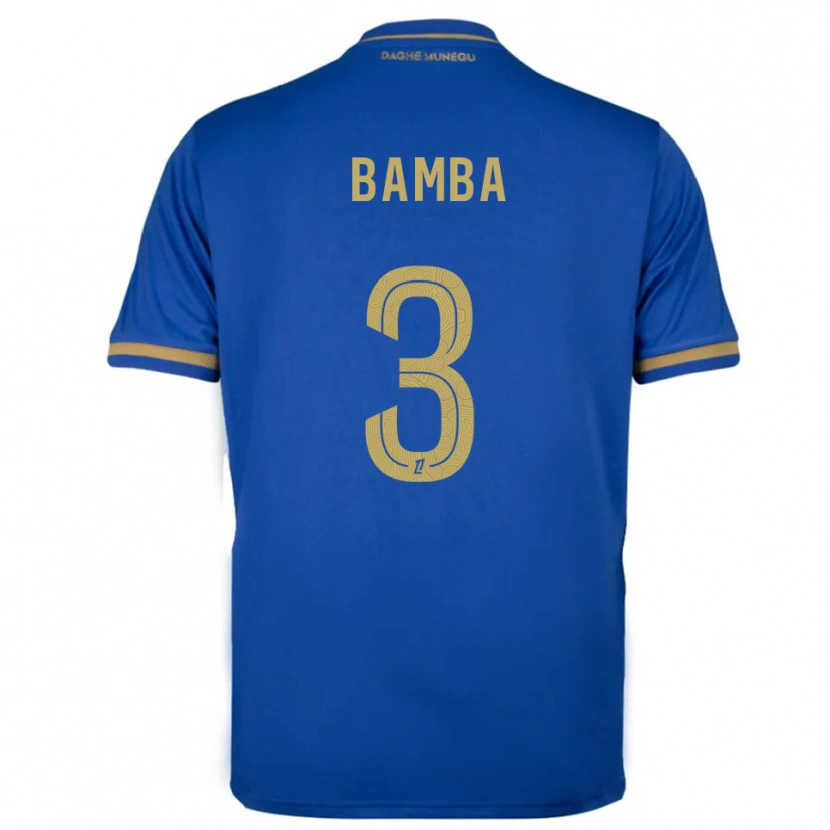 Danxen Kid Ismaïl Bamba #3 Blue Gold Away Jersey 2025/26 T-Shirt