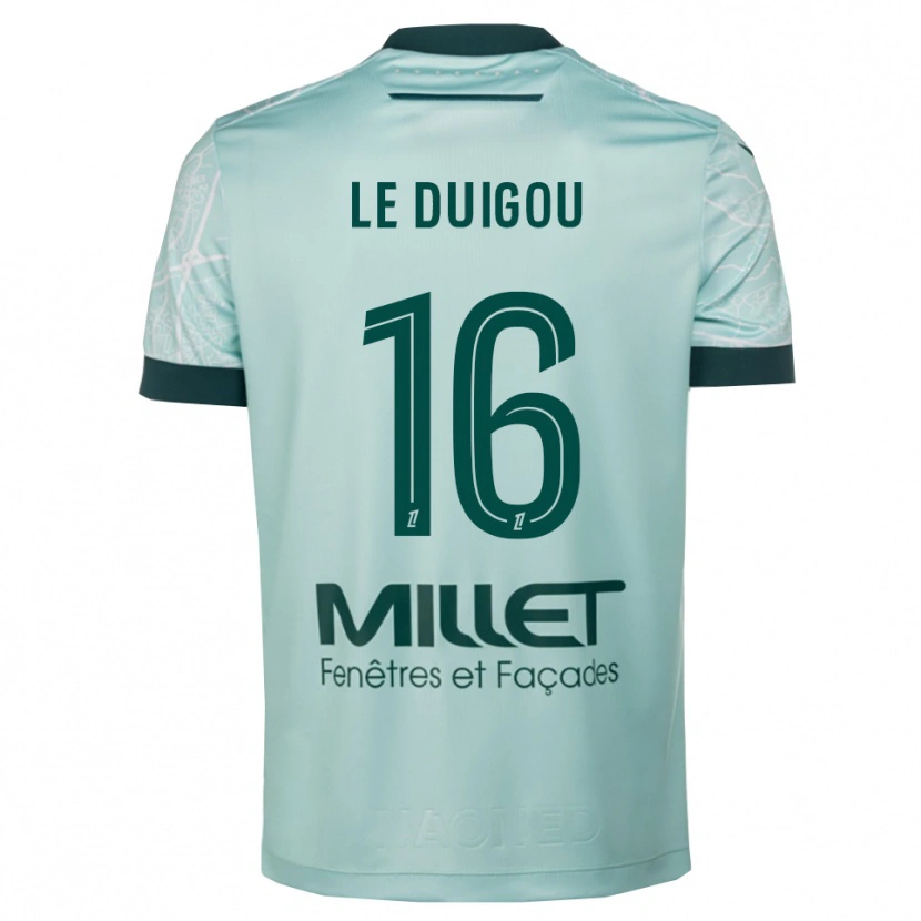 Danxen Kid Daniel Le Duigou #16 Green White Away Jersey 2025/26 T-Shirt