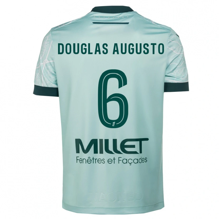 Danxen Kid Douglas Augusto #6 Green White Away Jersey 2025/26 T-Shirt