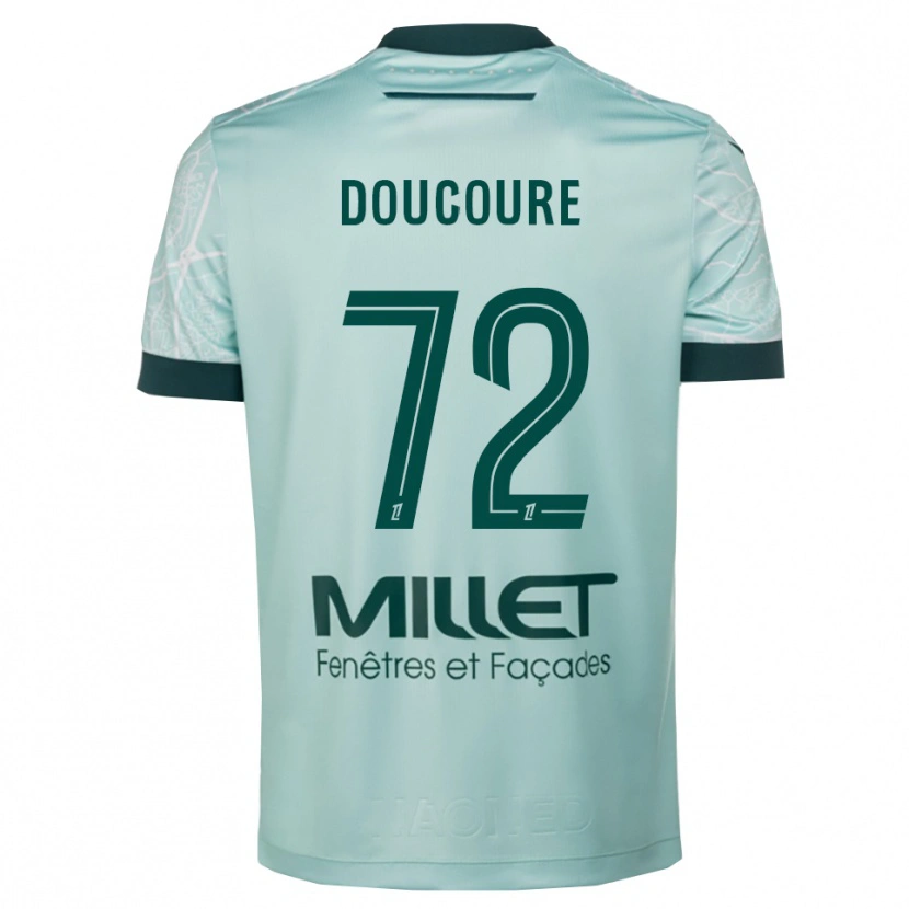 Danxen Kid Sékou Doucouré #72 Green White Away Jersey 2025/26 T-Shirt