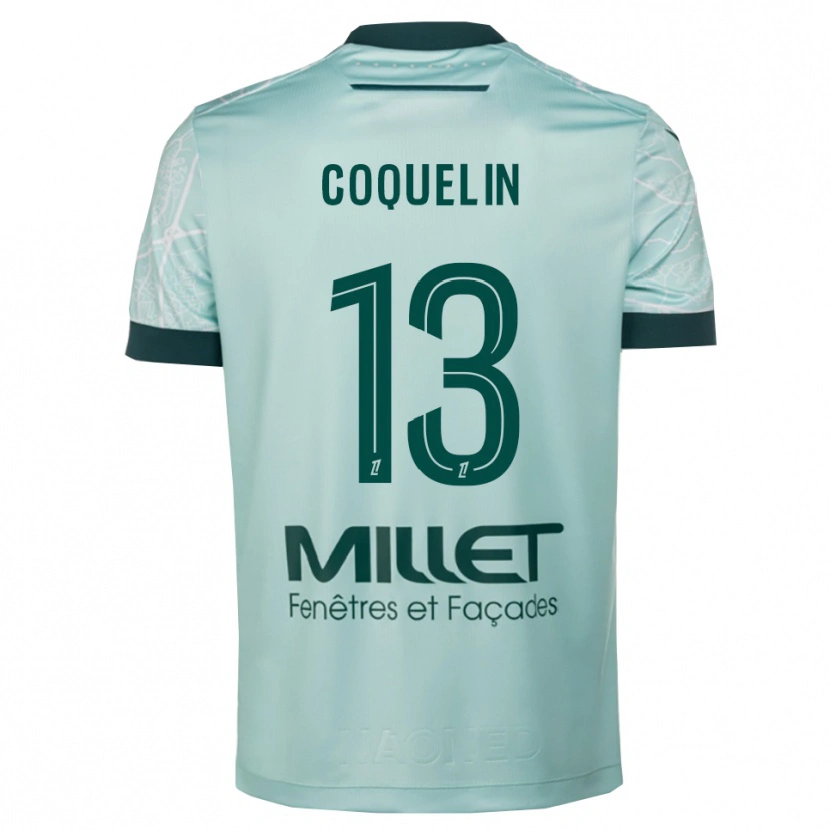 Danxen Kid Francis Coquelin #13 Green White Away Jersey 2025/26 T-Shirt