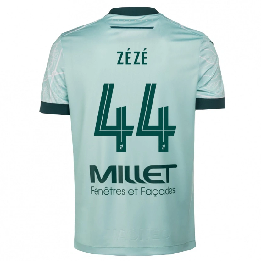 Danxen Kid Nathan Zézé #44 Green White Away Jersey 2025/26 T-Shirt