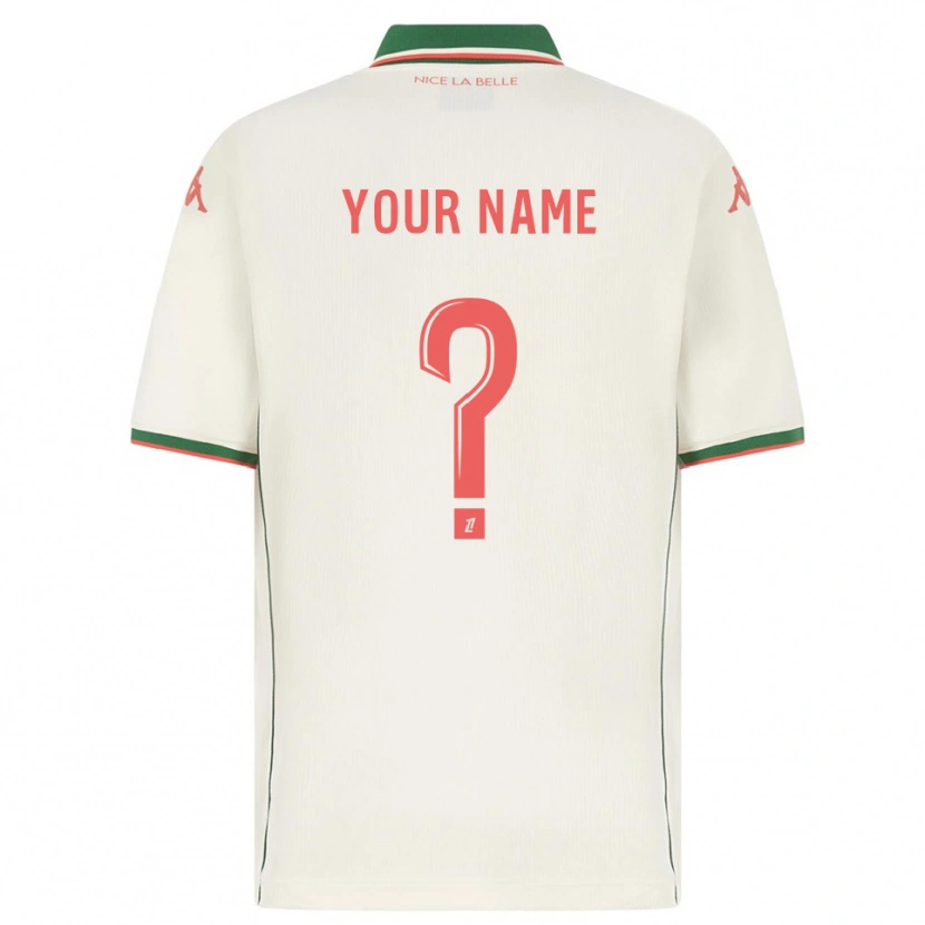 Danxen Kid Your Name #0 White Green Away Jersey 2025/26 T-Shirt
