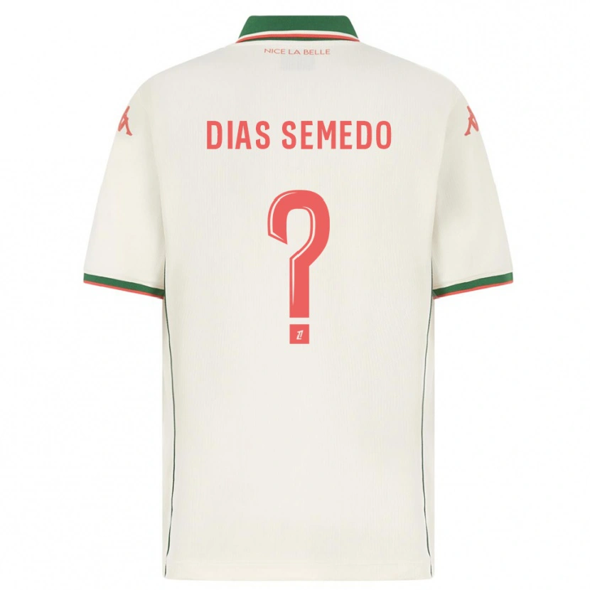 Danxen Kid Samuel Dias Semedo #0 White Green Away Jersey 2025/26 T-Shirt