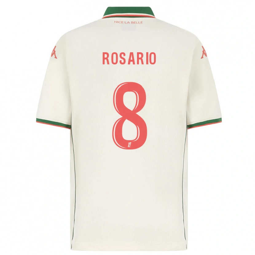 Danxen Kid Pablo Rosario #8 White Green Away Jersey 2025/26 T-Shirt