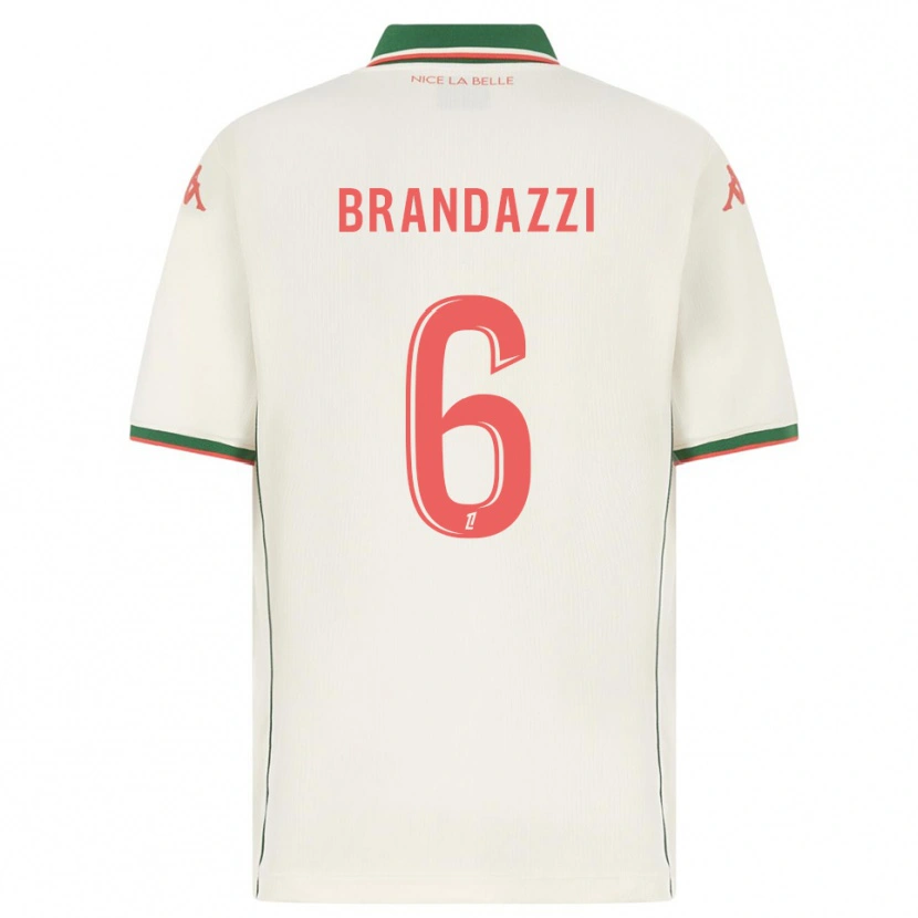 Danxen Kid Fiona Brandazzi #6 White Green Away Jersey 2025/26 T-Shirt