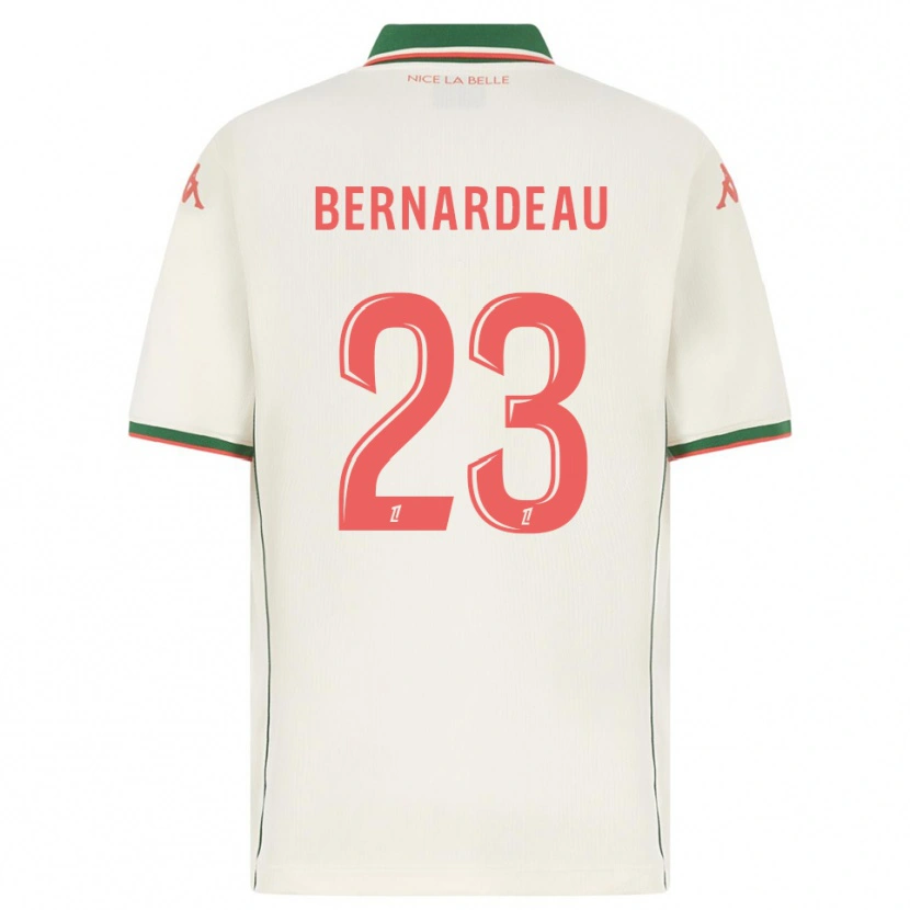 Danxen Kid Gabin Bernardeau #23 White Green Away Jersey 2025/26 T-Shirt